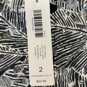 Chico’s Deep Tropic Lace JKT 3QTR